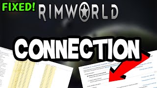 How To LOWER PING & Fix Server/Connection in Rimworld