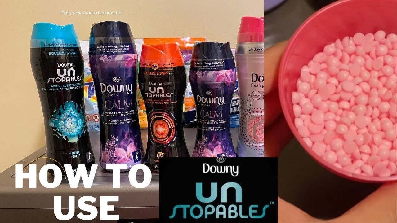 How to use Downy Unstopables, for a 2x Longer Lasting Freshness 