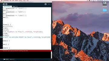 Programming Game States in Processing 1 of 5: Start State