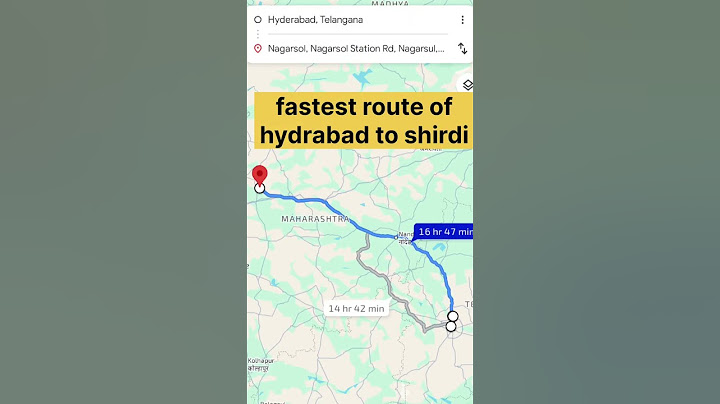Fastest route hyderabad to shirdi #hyderabad  #shirdi #route #travel #trading #train #viralvideo