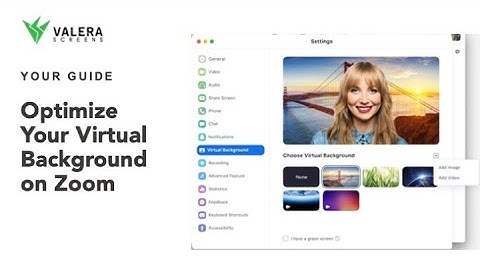 Optimize Your Virtual Background On Zoom