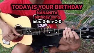 HARI INI ULANG TAHUNMU||MAÑANITA||CHORDS DAN LYRICS GITAR