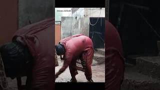 Village Life Routine In Heavy Rain