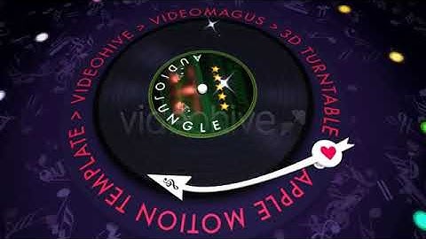 3D Turntable Studio - Apple Motion Templates