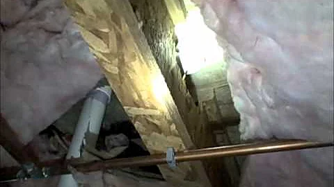 Franklin Home Inspection Locates Damaged Floor Structure.wmv