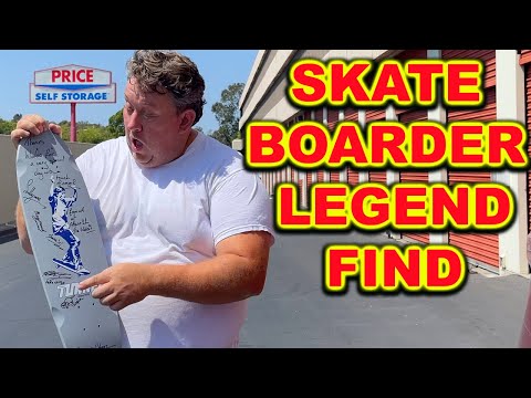 Storage Wars Skate Boarder Legends Abandoned Auction Casey Nezhoda X Games Unboxing