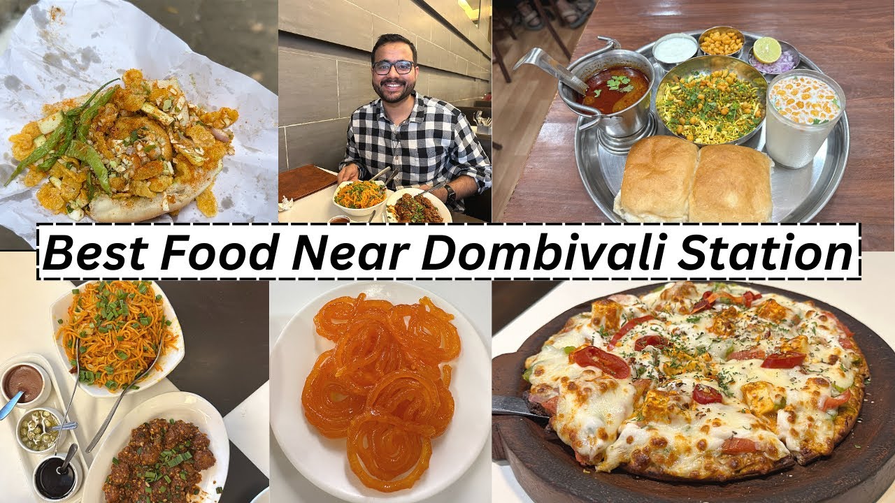 Best Food Near Dombivali station  Vada Pav Misal Thali Schezwan Noodles and more