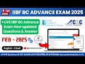 IIBF BC Advance Certification Live Exam Lates Updated Questions &amp; Answer February 2025 Hindi English