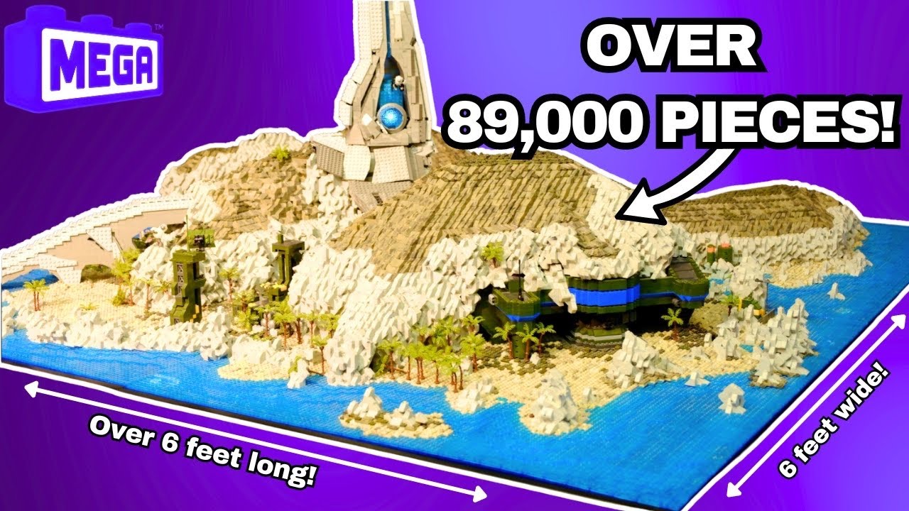 The LARGEST Halo Mega Construx Diorama in Existence - 343 Industries