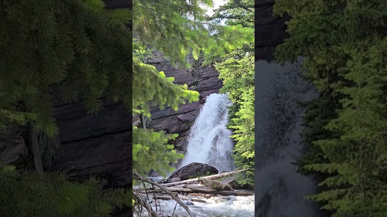 ASMR - Appistoki Falls - Glacier National Park 