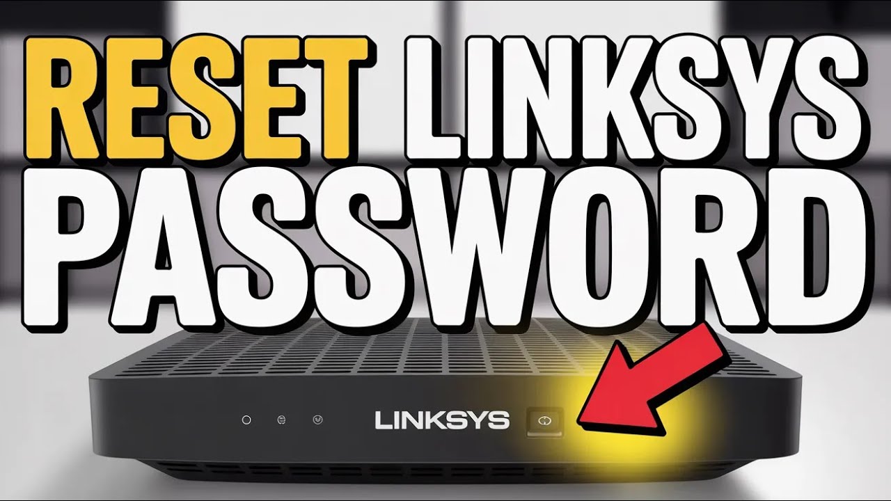 How to reset Linksys router password - Easy Guide - YouTube