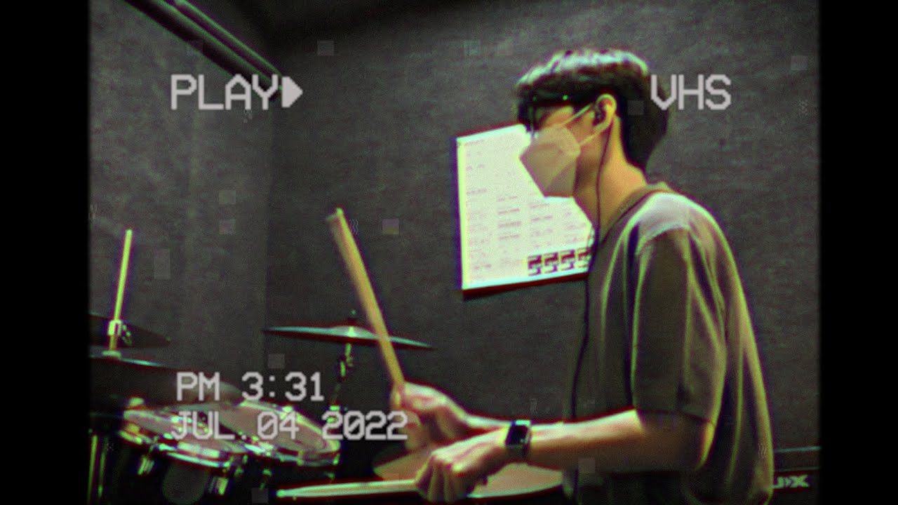 Retro Drum Cover 001 your Pov Found An Unlabeled Vhs Tape 