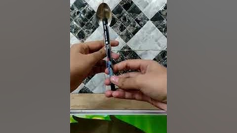 how to differentiate between convex and concave surfaces using a spoon