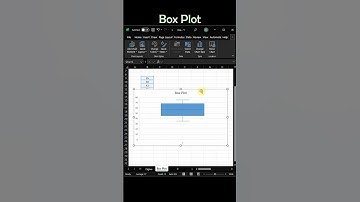 Box Plot in Excel || Coder C || #maths #excel #microsoftexcel #statistics #boxplot #study #college