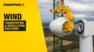 Wind Transportation Installation Solutions from Enerpac