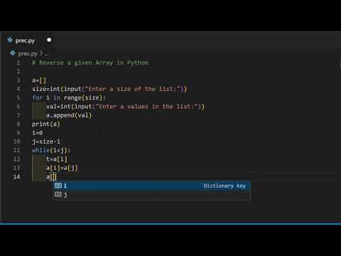 Python Program to Reverse the List || Python Program to Reverse a String Using For Loop