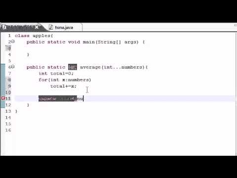 Java Programming Tutorial   35   Variable Length Arguments