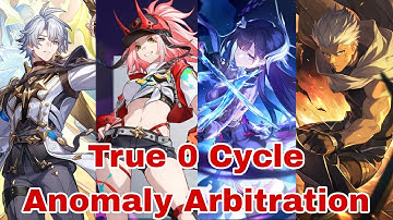 [ Honkai Star Rail ] E0S1 Dan Heng Permansor Terrae With 4 teams Anomaly Arbitration True 0 Cycle