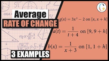 How to Find the Average Rate of Change Over an Interval: g(x) = 3x2 − 2 on [x, x + h]