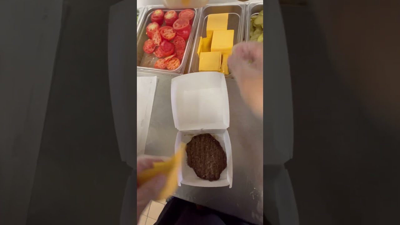 BK POV Burger King Front Counter Order 48 Got A Low Carb Whopper With Cheese Shorts