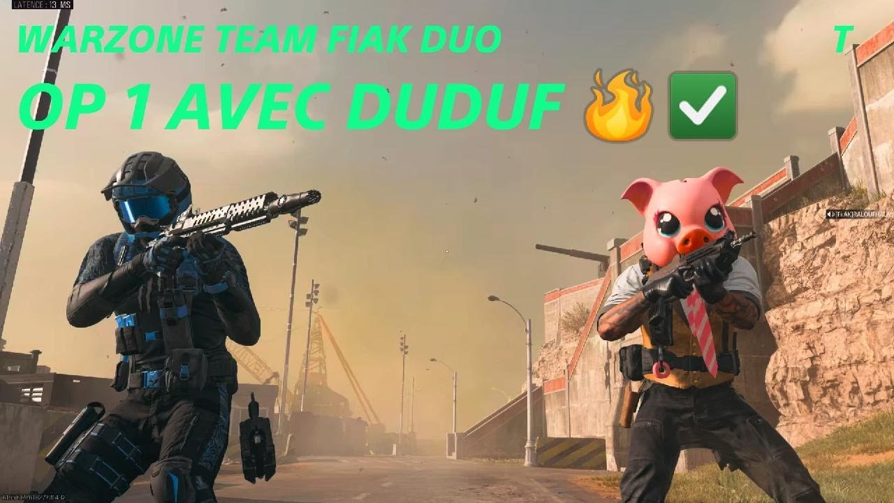 WARZONE TEAM FIAK DUO TOP 1 AVEC DUDUF 🔥 😁 - YouTube