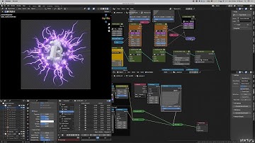 Blender Geometry Nodes _ Plasma Ball (screencap)