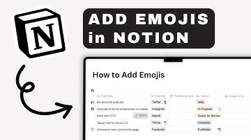 How to Add Emojis in Notion | Notion Tutorial (2025)