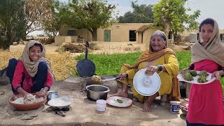 Desert women afternoon routine | Cooking traditional recipe | Village life Pakistan