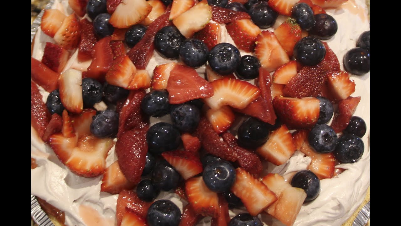 Pie No Bake (Split Fruit Pie) / Cheryls Home Cooking YouTube