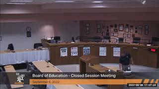 Board Meeting - September 6, 2022