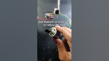 How To Make Simple DC Motor Speed Controller Circuit | PWM | Pulse Width Modulation #shorts #diy