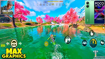 POCO X7 PRO CALL OF DUTY MOBILE MAX GRAPHICS + MAX 60 FPS GAMEPLAY TEST