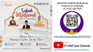 Download Lagu Subuh Mubarakah Fakultas Teknik Bersama Ustadz Dr. H. Muhammad Ridho Nur, Lc., M.Ag. MP3