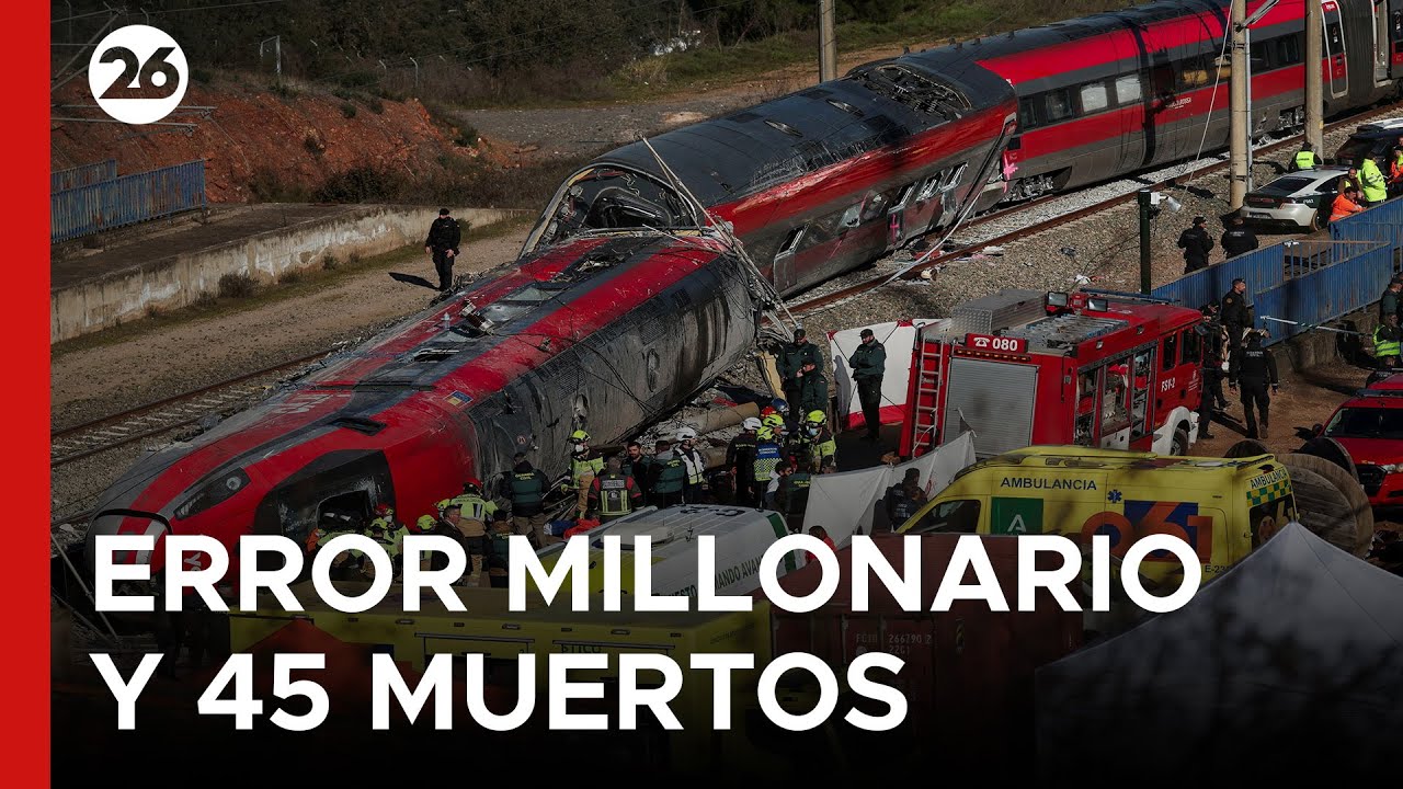🇪🇸 TRAGEDIA TOTAL EN ESPAÑA | El error millonario tras los 45 muertos en el choque de trenes