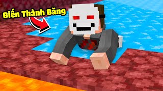 Minecraft nhưng mọi thứ chạm vào biến thành BĂNG