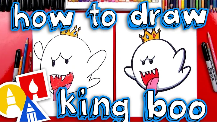 How To Draw King Boo From Mario