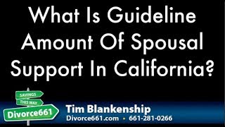Http://www.divorce661.com hi, tim blankenship here with
divorce661.com, and in this video, we’re talking about spouse
support the amount of suppor...