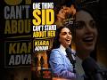 One Thing Sid Can't Stand About Her I Kiara Advani - Raj Shamani #shorts#shorts