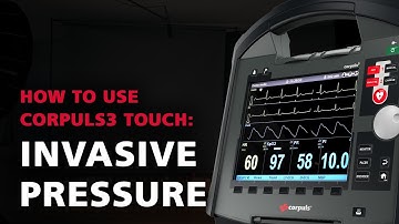 Tutorials by corpuls [en] How to use corpuls3: Invasive blood pressure measurement