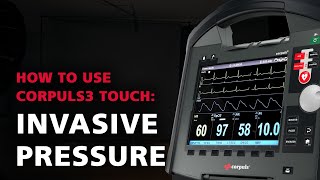 Tutorials by corpuls [en] How to use corpuls3: Invasive blood pressure measurement