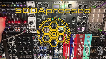 Hive Mind Synthesis SODApressed Eurorack Noise Percussion Module Demo (No Talking)