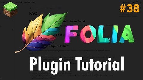 Ep38. Making A Folia  Plugin - Minecraft Plugin Development