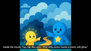 Can a tiny sunbeam warm a hidden cloud corner? | Ray's Cozy Corner | 🌙 Bedtime Story for Kids | Engl screenshot 5