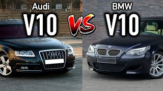 Audi V10 VS BMW V10 - Which V10 Sunds the Best?? Exhaust and Straight Pipe Sounds