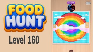 Food Hunt:Pixel Puzzle Level 160 Gameplay & Solution