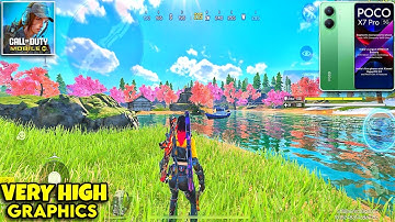 POCO X7 PRO 🔥 CALL OF DUTY MOBILE VERY HIGH GRAPHICS + MAX 60 FPS GAMEPLAY TEST