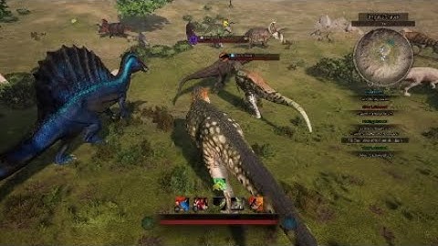 Carnivore VS Herbivore Battle over Impact Crater | Path of TItans