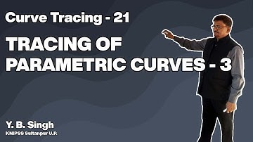 Curve Tracing 21 - TRACING OF PARAMETRIC CURVES 3/3 | Y.B. Singh, KNIPSS Sultanpur