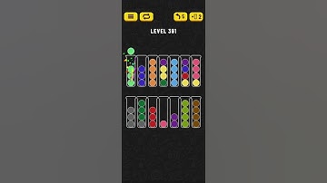 Ball Sort - Color Puzzle Game - Level 391 - Walkthrough SOLVED by RobotPlayer AI!!!