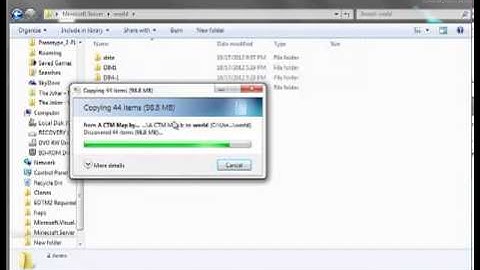How to install custom maps onto a Minecraft Server